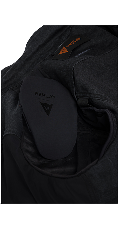 REPLAY×DAINESE D-Air ハイパーコーデュラスマートジャケット 詳細画像 ブラック 8